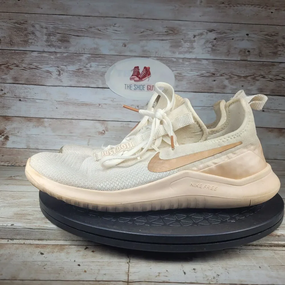 Nike Wmns Free TR 8 Sneakers Women's Size 9 Premium Sail Metallic Bronze Low Top